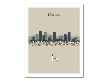 Lost Sheep from Denver Poster Print